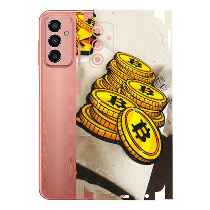 Samsung M/F/Note/Flip and C Phone Skins (All Models) - Billionaire Bitcoin Collection - Matte Finish (M-92) Samsung Galaxy F13