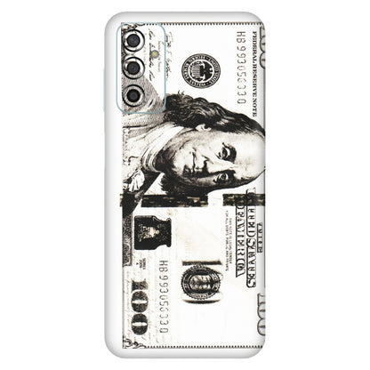 Samsung M/F/Note/Flip and C Phone Skins (All Models) - 100 Dollar Currency - Transparent Finish (T-01) Samsung Galaxy F13