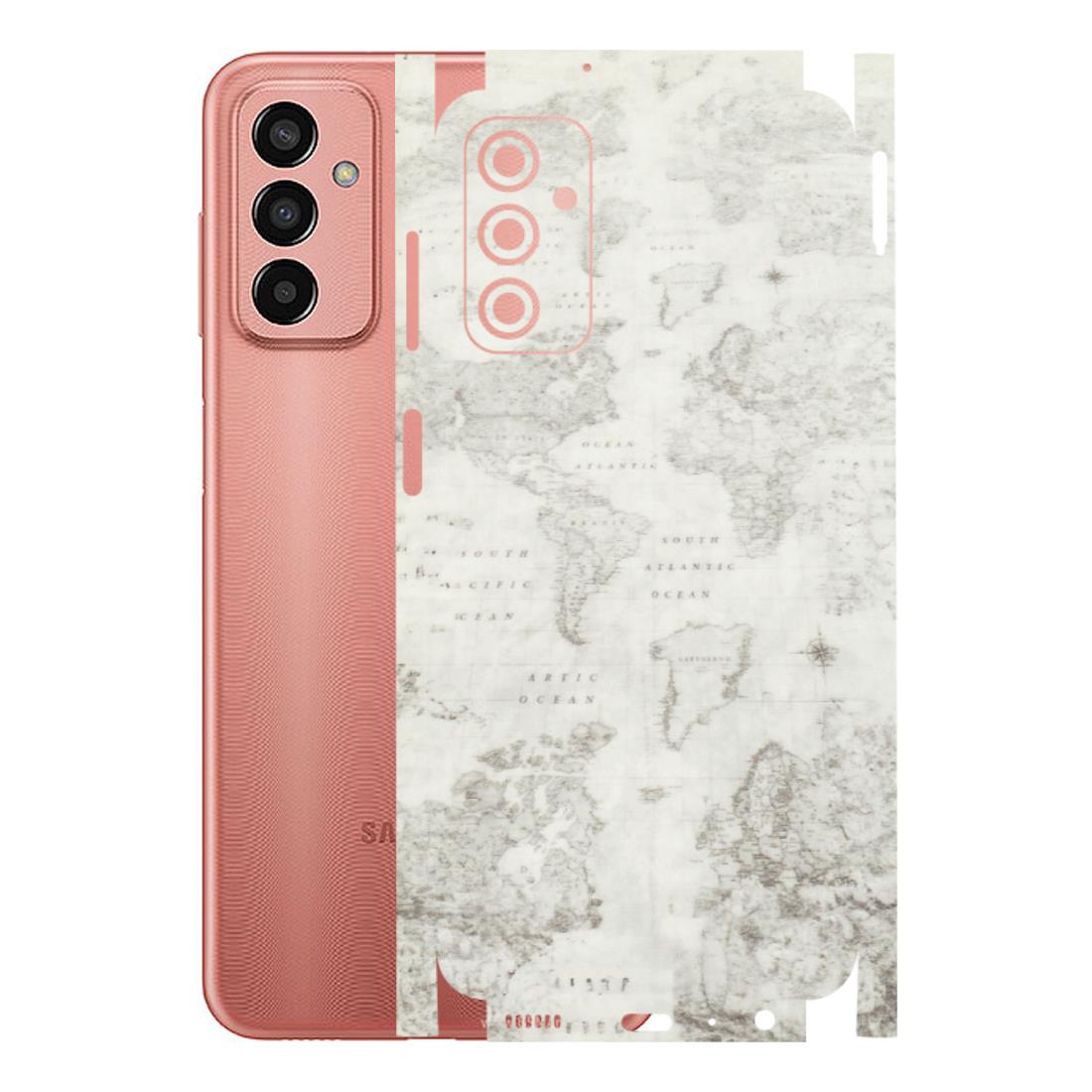 Samsung M/F/Note/Flip and C Phone Skins (All Models) - World Travel Map - Transparent Finish (T-04) Samsung Galaxy F13