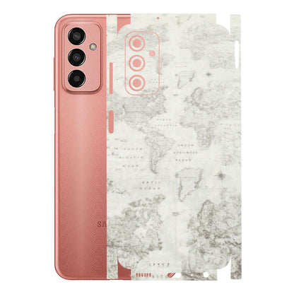Samsung M/F/Note/Flip and C Phone Skins (All Models) - World Travel Map - Transparent Finish (T-04) Samsung Galaxy F13
