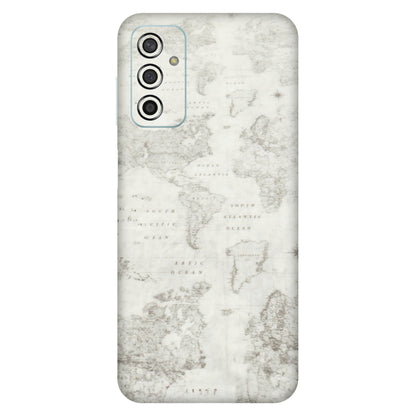 Samsung M/F/Note/Flip and C Phone Skins (All Models) - World Travel Map - Transparent Finish (T-04) Samsung Galaxy F13