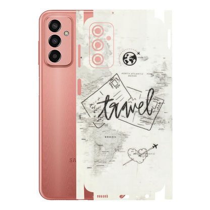 Samsung M/F/Note/Flip and C Phone Skins (All Models) - Travel Ticket - Transparent Finish (T-06) Samsung Galaxy F13