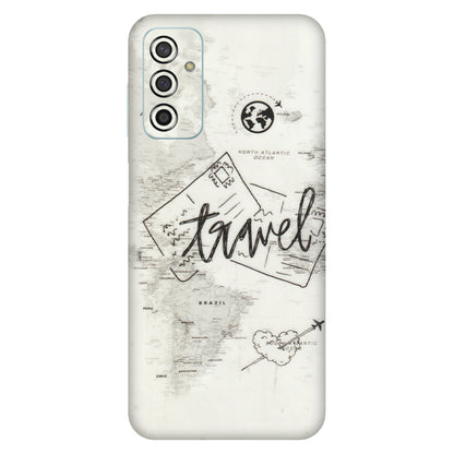 Samsung M/F/Note/Flip and C Phone Skins (All Models) - Travel Ticket - Transparent Finish (T-06) Samsung Galaxy F13