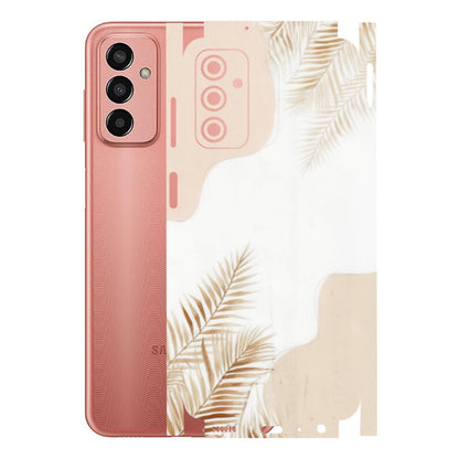 Samsung M/F/Note/Flip and C Phone Skins (All Models) - Gold Petals Abstract - Transparent Finish (T-08) Samsung Galaxy F13