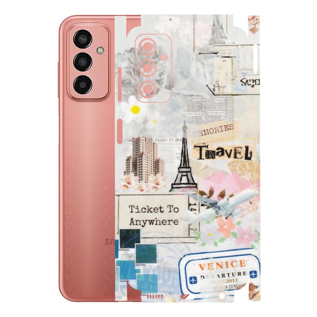 Samsung M/F/Note/Flip and C Phone Skins (All Models) - Travel Memories - Transparent Finish (T-09) Samsung Galaxy F13