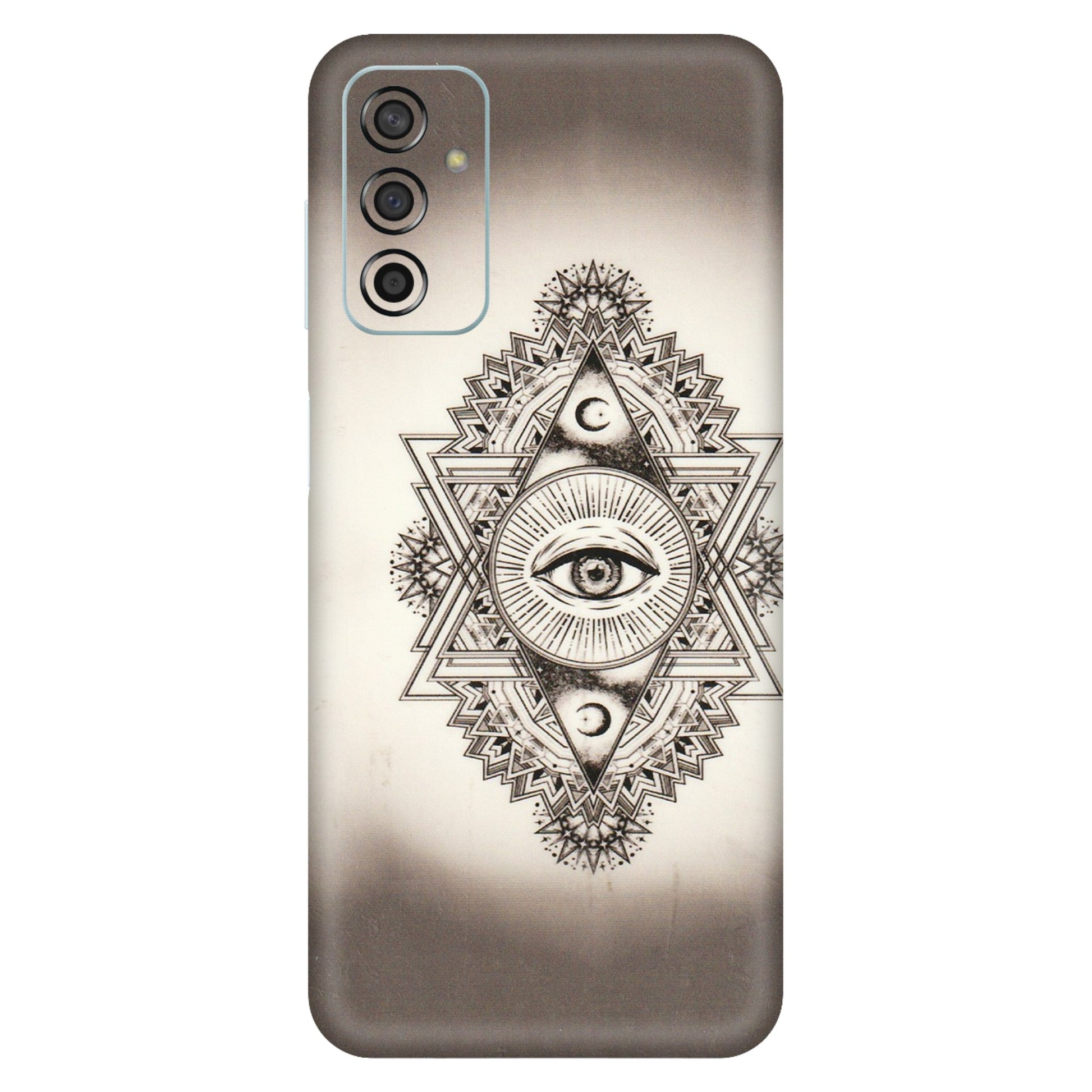 Samsung M/F/Note/Flip and C Phone Skins (All Models) - Illuminati Great Eye - Transparent Finish (T-14) Samsung Galaxy F13