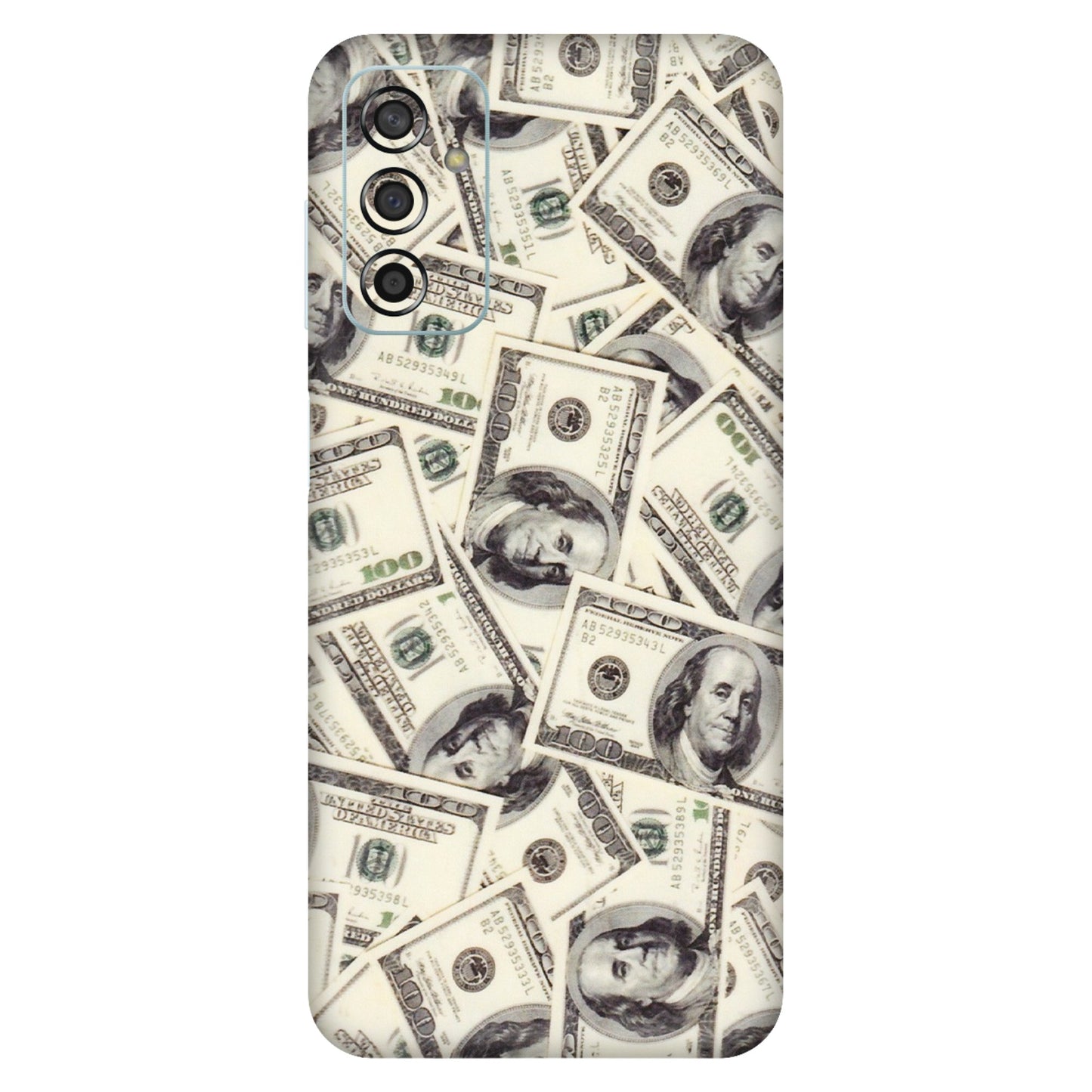 Samsung M/F/Note/Flip and C Phone Skins (All Models) - Dollar Lover - Transparent Finish (T-17) Samsung Galaxy F13
