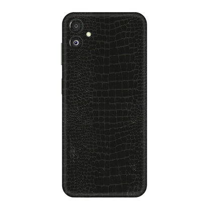 Samsung M/F/Note/Flip and C Phone Skins (All Models) - Snake Leather Black - 3D Embossed Finish (L-107) Samsung Galaxy F14 (5G)
