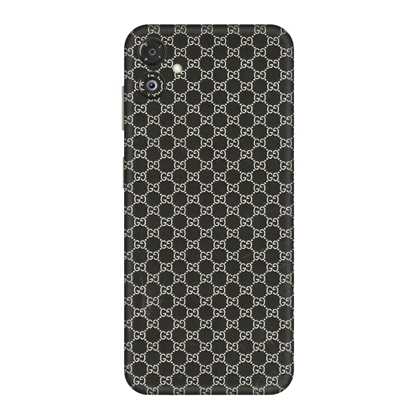 Samsung M/F/Note/Flip and C Phone Skins (All Models) - Black G Print - 3D Embossed Finish (L-109) Samsung Galaxy F14 (5G)