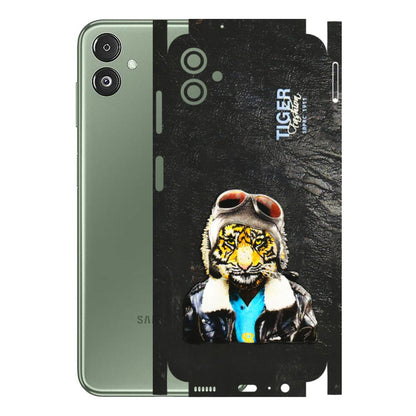 Samsung M/F/Note/Flip and C Phone Skins (All Models) - Rider Tiger - 3D Embossed Finish (L-113) Samsung Galaxy F14 (5G)