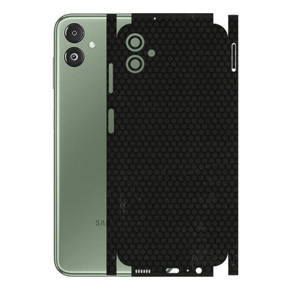 Samsung M/F/Note/Flip and C Phone Skins (All Models) - Black honeycomb - 3D Embossed Finish (L-114) Samsung Galaxy F14 (5G)