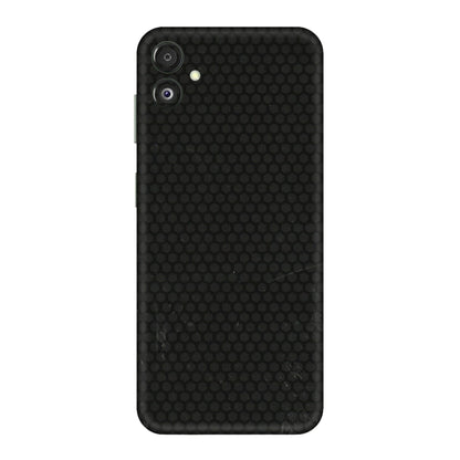 Samsung M/F/Note/Flip and C Phone Skins (All Models) - Black honeycomb - 3D Embossed Finish (L-114) Samsung Galaxy F14 (5G)