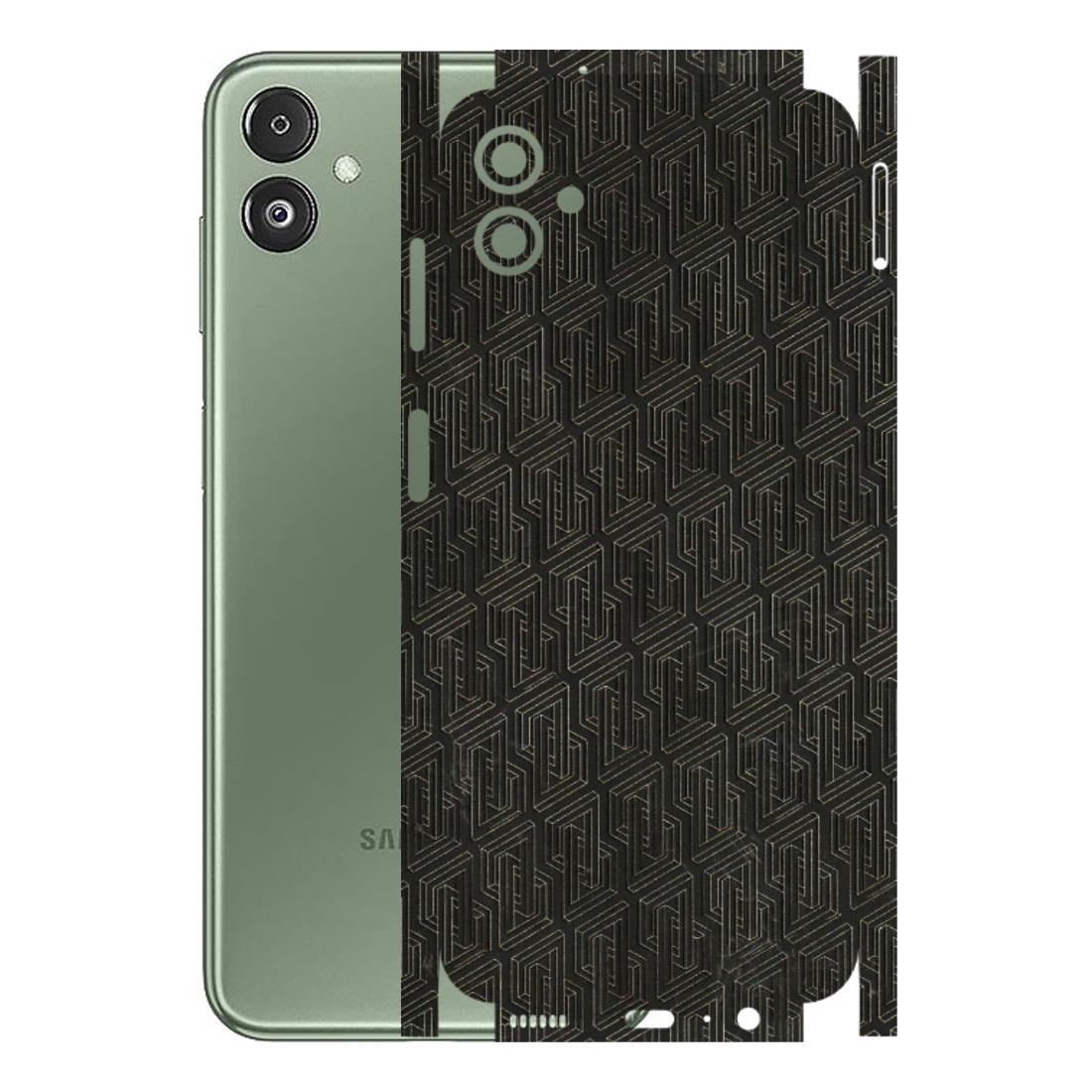 Samsung M/F/Note/Flip and C Phone Skins (All Models) - Black Abstract Pattern - 3D Embossed Finish (L-117) Samsung Galaxy F14 (5G)