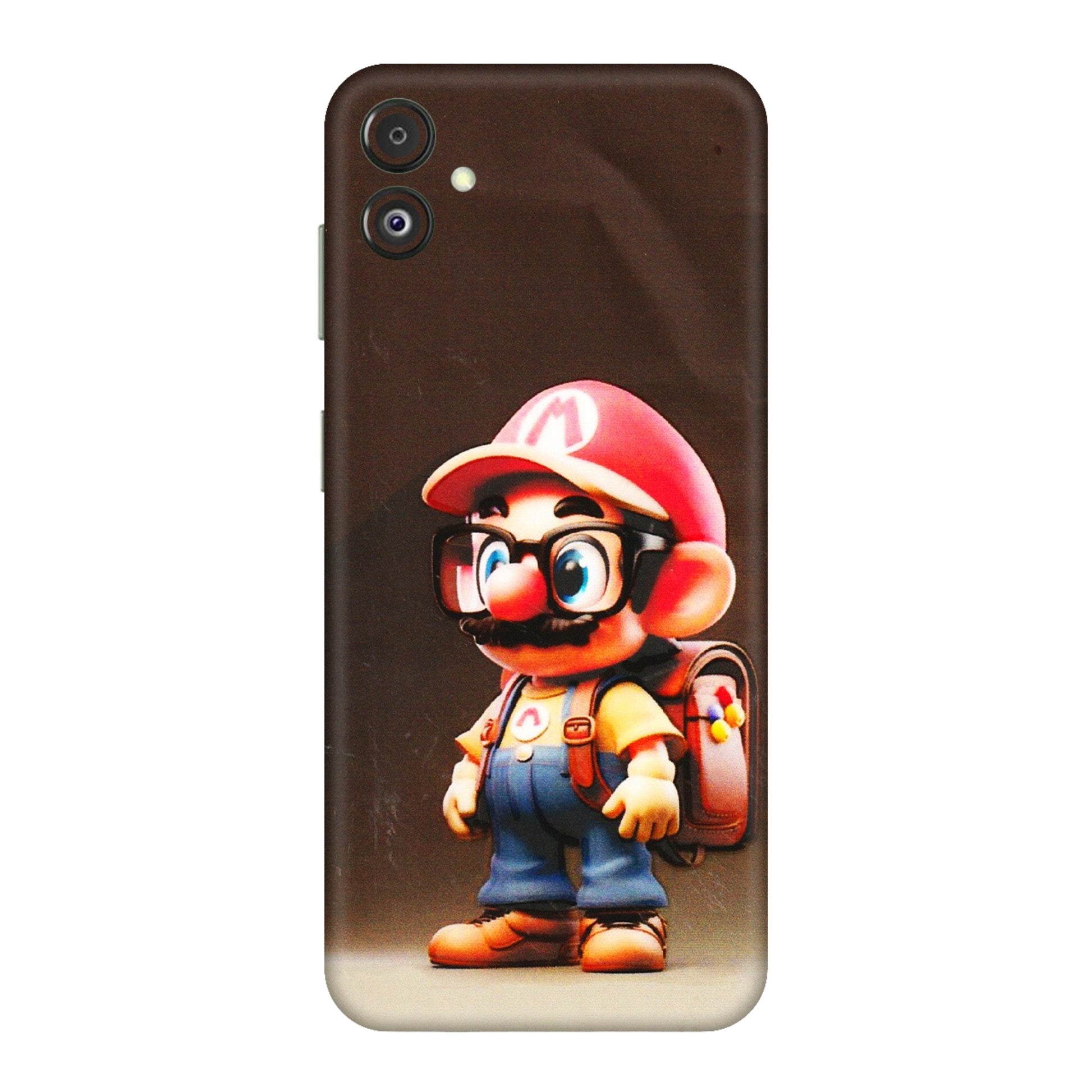 Samsung M/F/Note/Flip and C Phone Skins (All Models) - Little Mario - 3D Embossed Finish (L-119) Samsung Galaxy F14 (5G)
