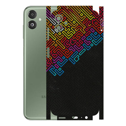 Samsung M/F/Note/Flip and C Phone Skins (All Models) - Dotme Pattern Art - 3D Embossed Finish (L-121) Samsung Galaxy F14 (5G)