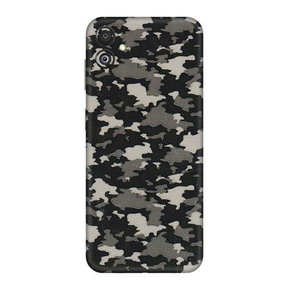 Samsung M/F/Note/Flip and C Phone Skins (All Models) - Black/Grey Camoflaunge - 3D Embossed Finish (L-142) Samsung Galaxy F14 (5G)