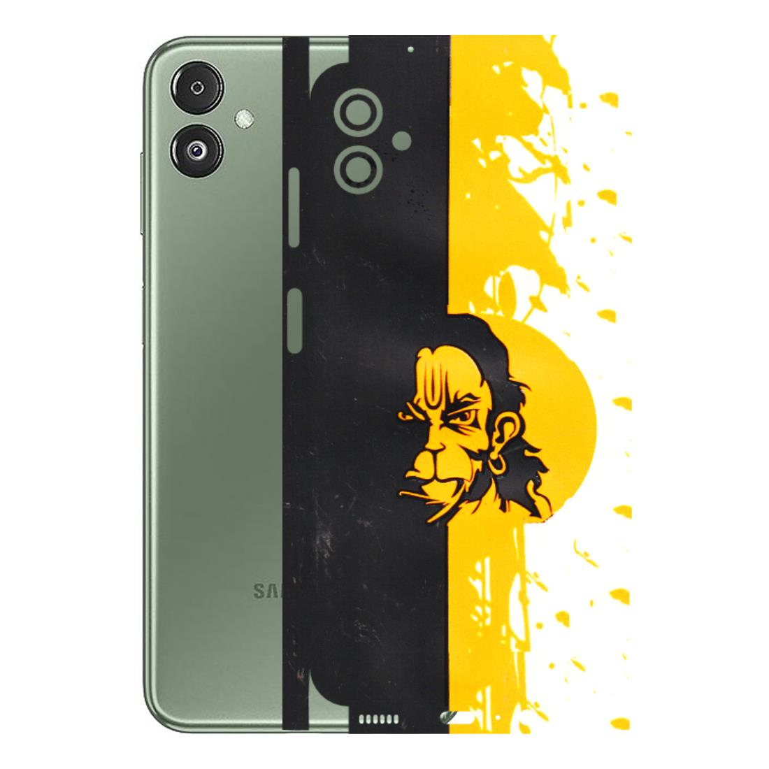 Samsung M/F/Note/Flip and C Phone Skins (All Models) - Bajrangbali - 3D Embossed Finish (L-151) Samsung Galaxy F14 (5G)