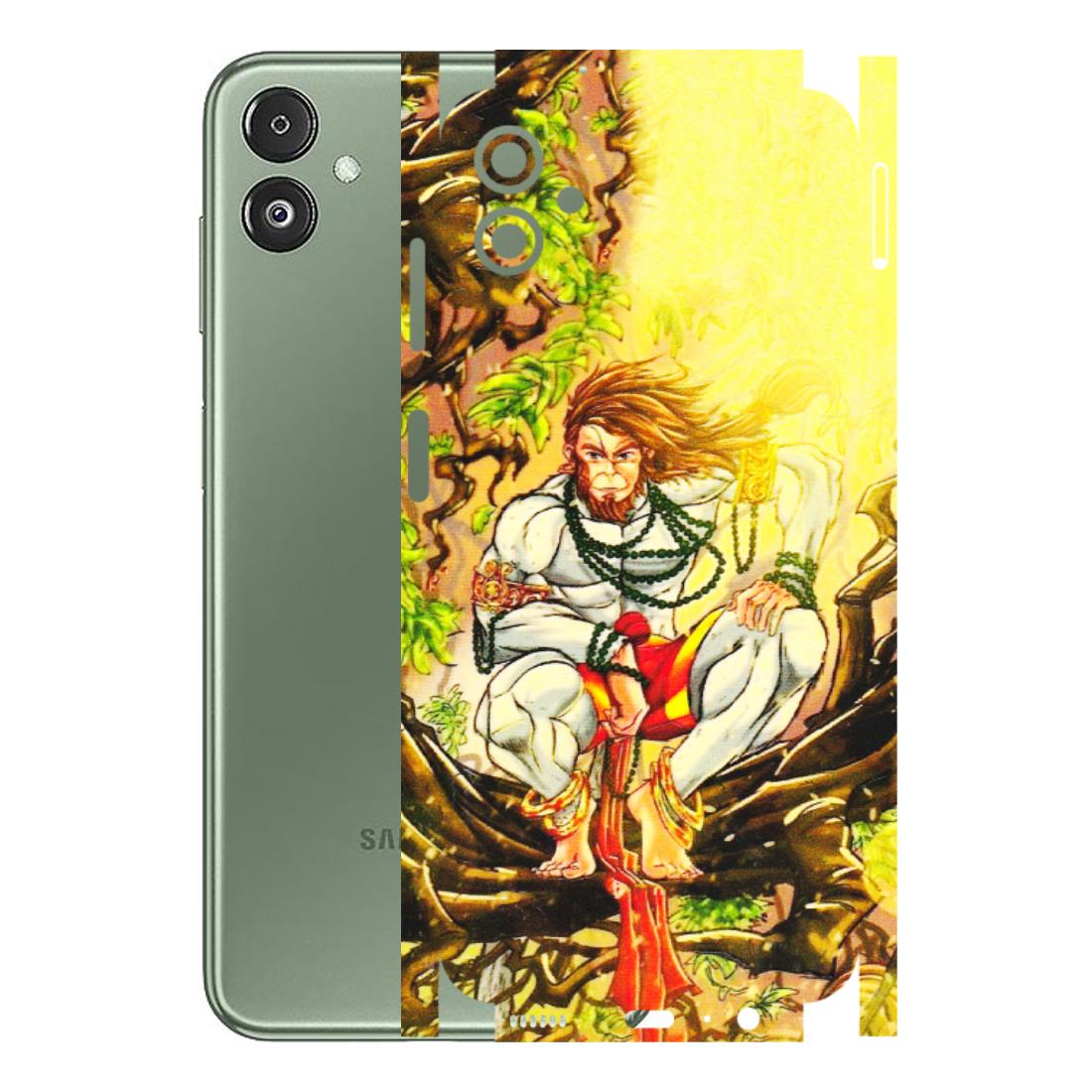 Samsung M/F/Note/Flip and C Phone Skins (All Models) - Lord Hanuman - 3D Embossed Finish (L-152) Samsung Galaxy F14 (5G)