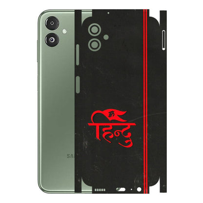 Samsung M/F/Note/Flip and C Phone Skins (All Models) - Hindu Black - 3D Embossed Finish (L-153) Samsung Galaxy F14 (5G)