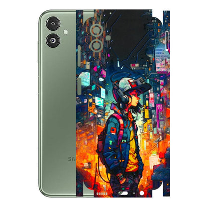 Samsung M/F/Note/Flip and C Phone Skins (All Models) - Street Anime Guy - 3D Embossed Finish (L-158) Samsung Galaxy F14 (5G)