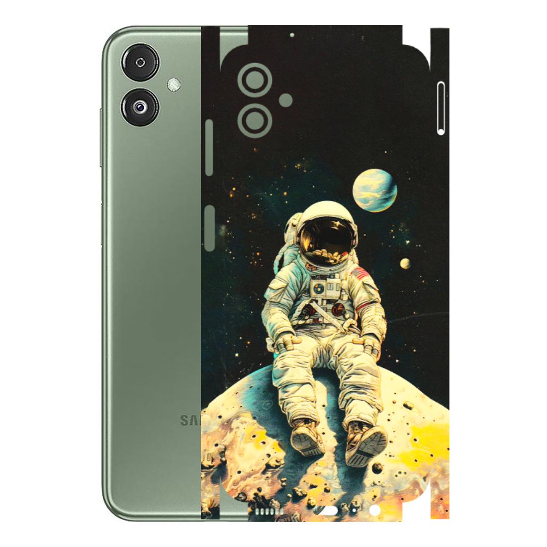 Samsung M/F/Note/Flip and C Phone Skins (All Models) - Astronaut in Space - 3D Embossed Finish (L-16) Samsung Galaxy F14 (5G)