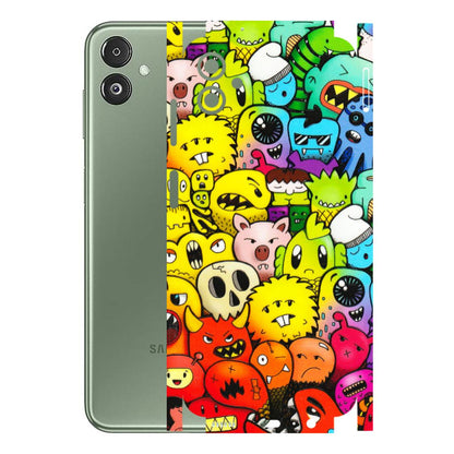 Samsung M/F/Note/Flip and C Phone Skins (All Models) - Angry Funkies - 3D Embossed Finish (L-169) Samsung Galaxy F14 (5G)