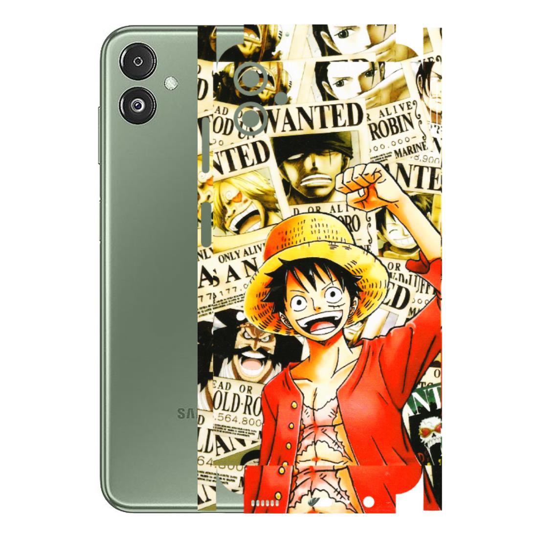 Samsung M/F/Note/Flip and C Phone Skins (All Models) - Luffy Anime - 3D Embossed Finish (L-177) Samsung Galaxy F14 (5G)
