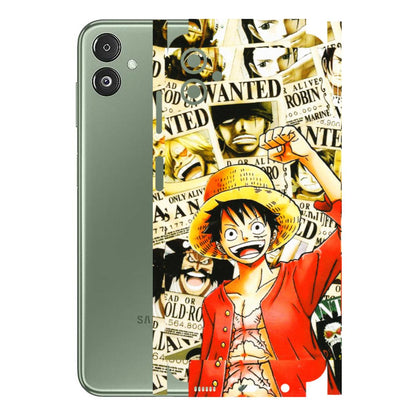 Samsung M/F/Note/Flip and C Phone Skins (All Models) - Luffy Anime - 3D Embossed Finish (L-177) Samsung Galaxy F14 (5G)