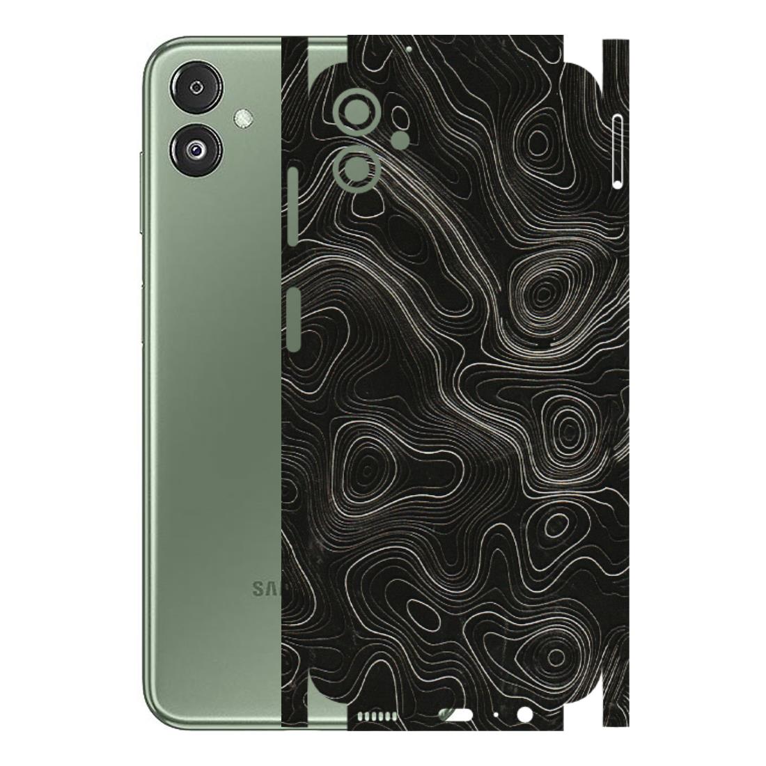 Samsung M/F/Note/Flip and C Phone Skins (All Models) - Black Swirl - 3D Embossed Finish (L-196) Samsung Galaxy F14 (5G)