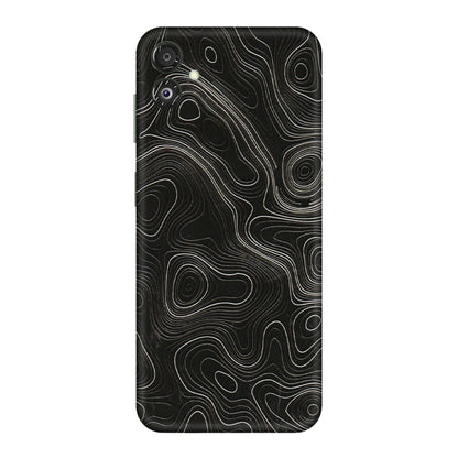 Samsung M/F/Note/Flip and C Phone Skins (All Models) - Black Swirl - 3D Embossed Finish (L-196) Samsung Galaxy F14 (5G)