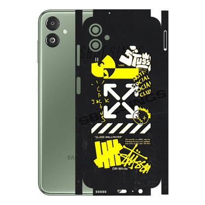 Samsung M/F/Note/Flip and C Phone Skins (All Models) - Anti Social Graffiti - 3D Embossed Finish (L-198) Samsung Galaxy F14 (5G)