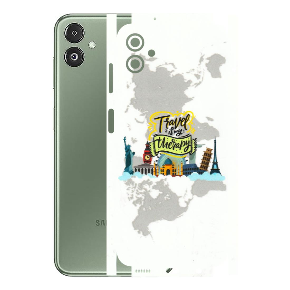 Samsung M/F/Note/Flip and C Phone Skins (All Models) - Travel Therapy - 3D Embossed Finish (L-199) Samsung Galaxy F14 (5G)