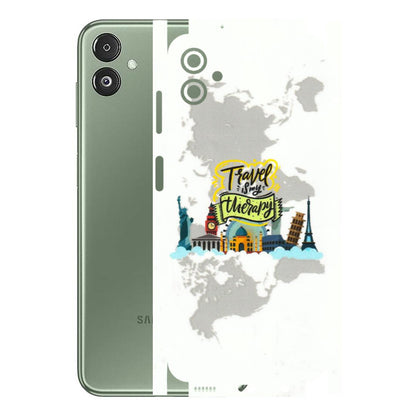 Samsung M/F/Note/Flip and C Phone Skins (All Models) - Travel Therapy - 3D Embossed Finish (L-199) Samsung Galaxy F14 (5G)