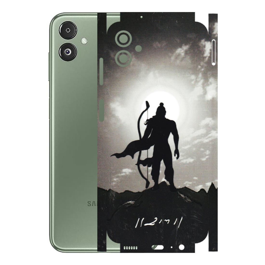 Samsung M/F/Note/Flip and C Phone Skins (All Models) - Jai Siya Ram - 3D Embossed Finish (L-200) Samsung Galaxy F14 (5G)