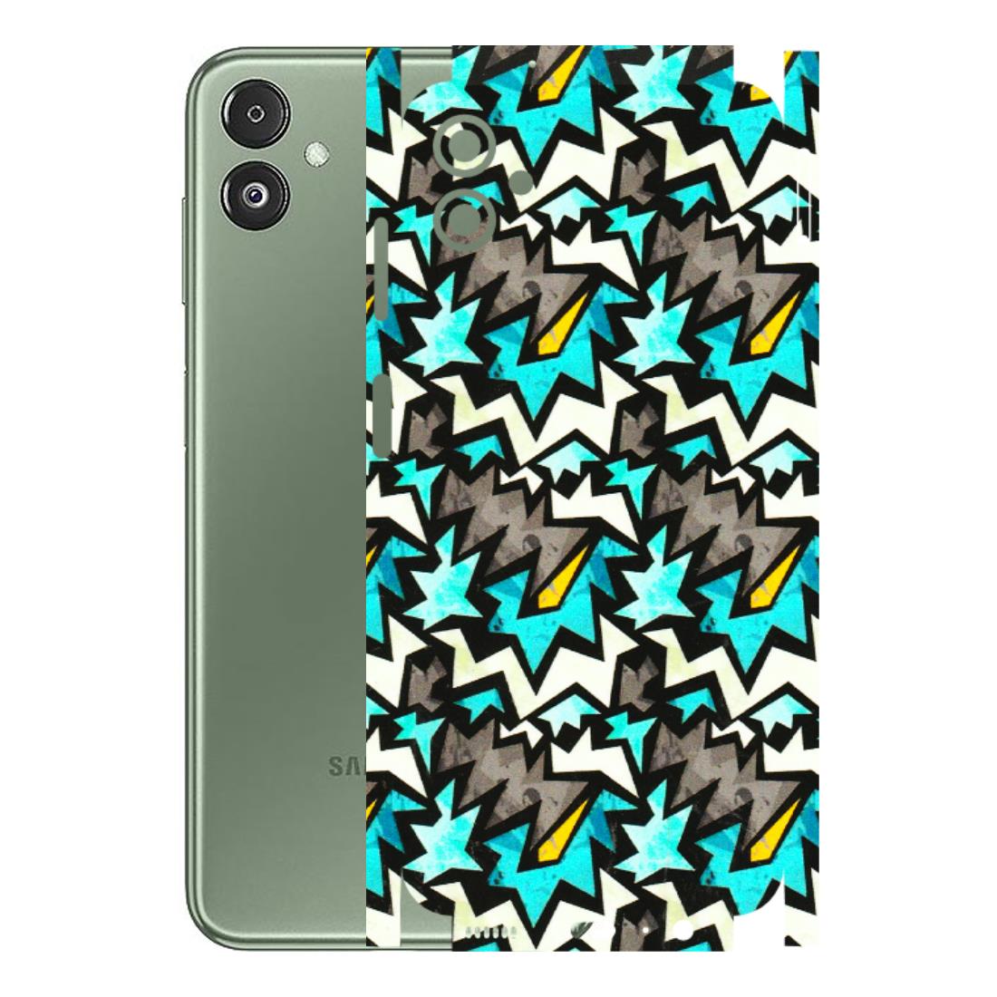 Samsung M/F/Note/Flip and C Phone Skins (All Models) - Funky Zig Zag - 3D Embossed Finish (L-223) Samsung Galaxy F14 (5G)