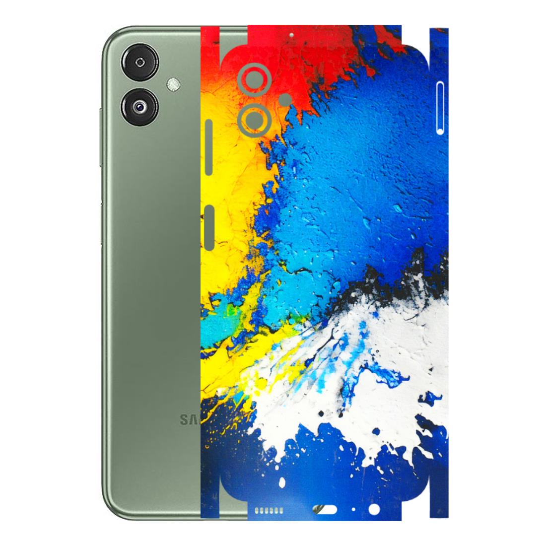 Samsung M/F/Note/Flip and C Phone Skins (All Models) - Acrylic Paint Spill - 3D Embossed Finish (L-229) Samsung Galaxy F14 (5G)