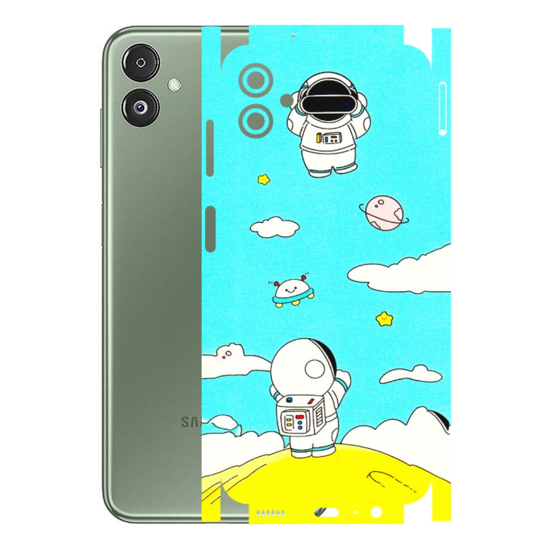 Samsung M/F/Note/Flip and C Phone Skins (All Models) - Blue Skies Astro Float - 3D Embossed Finish (L-230) Samsung Galaxy F14 (5G)