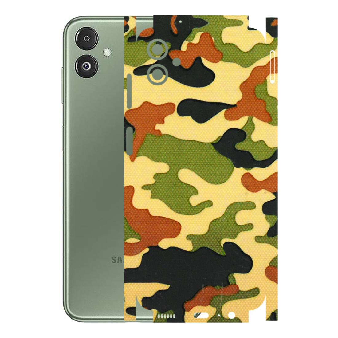 Samsung M/F/Note/Flip and C Phone Skins (All Models) - Indian Military - 3D Embossed Finish (L-234) Samsung Galaxy F14 (5G)