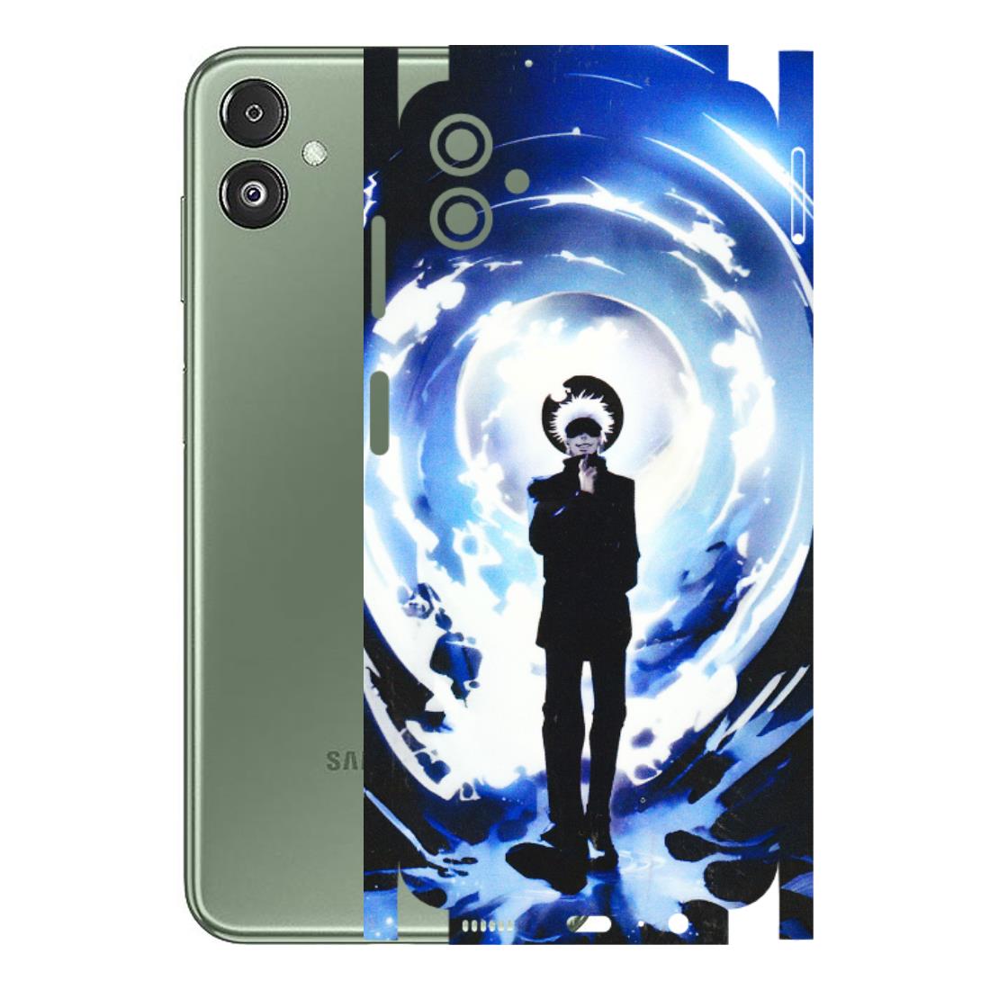 Samsung M/F/Note/Flip and C Phone Skins (All Models) - Satoru Gojo Dark Blue - 3D Embossed Finish (L-235) Samsung Galaxy F14 (5G)