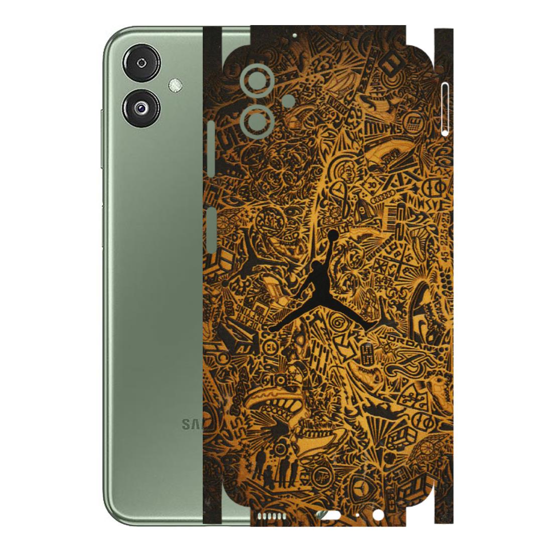Samsung M/F/Note/Flip and C Phone Skins (All Models) - Premium Gold Basketball Player - 3D Embossed Finish (L-236) Samsung Galaxy F14 (5G)