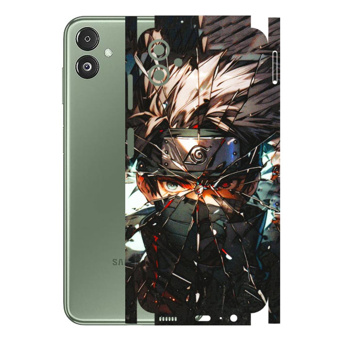 Samsung M/F/Note/Flip and C Phone Skins (All Models) - Kakashi Shattered Glass Effect - 3D Embossed Finish (L-237) Samsung Galaxy F14 (5G)
