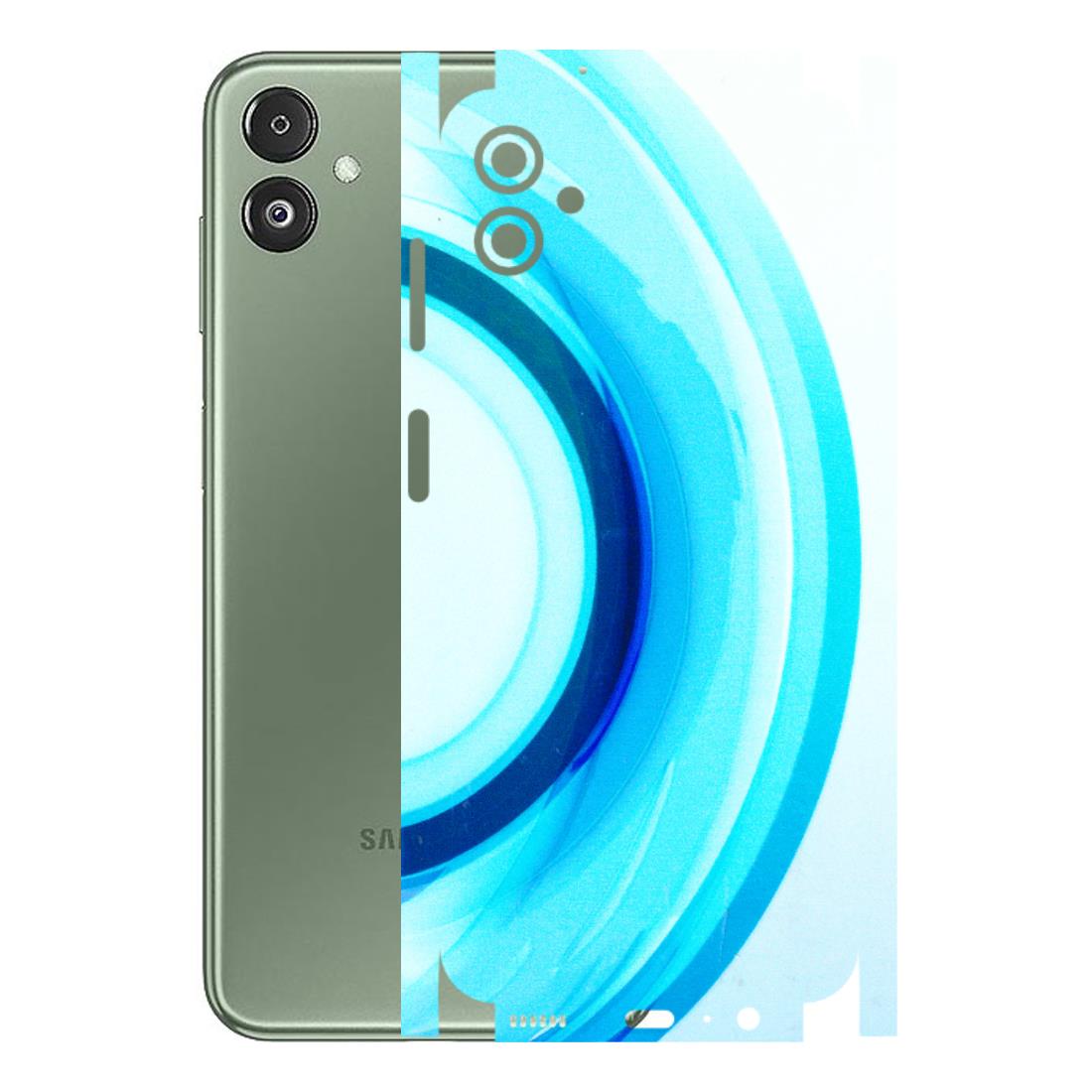 Samsung M/F/Note/Flip and C Phone Skins (All Models) - The Blue Curve - 3D Embossed Finish (L-244) Samsung Galaxy F14 (5G)
