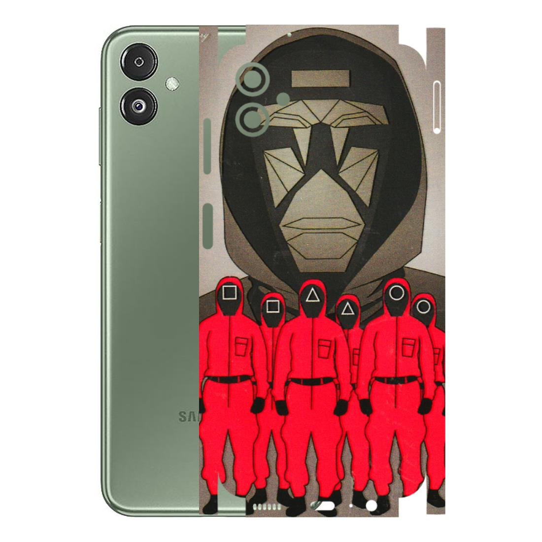 Samsung M/F/Note/Flip and C Phone Skins (All Models) - Squid Game Hero - 3D Embossed Finish (L-245) Samsung Galaxy F14 (5G)