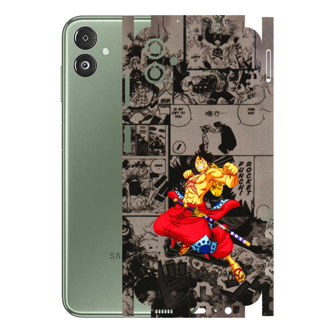 Samsung M/F/Note/Flip and C Phone Skins (All Models) - One Piece Rocket Punch Manga - 3D Embossed Finish (L-25) Samsung Galaxy F14 (5G)