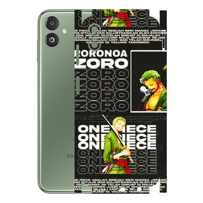 Samsung M/F/Note/Flip and C Phone Skins (All Models) - One Piece Zoro - 3D Embossed Finish (L-250) Samsung Galaxy F14 (5G)