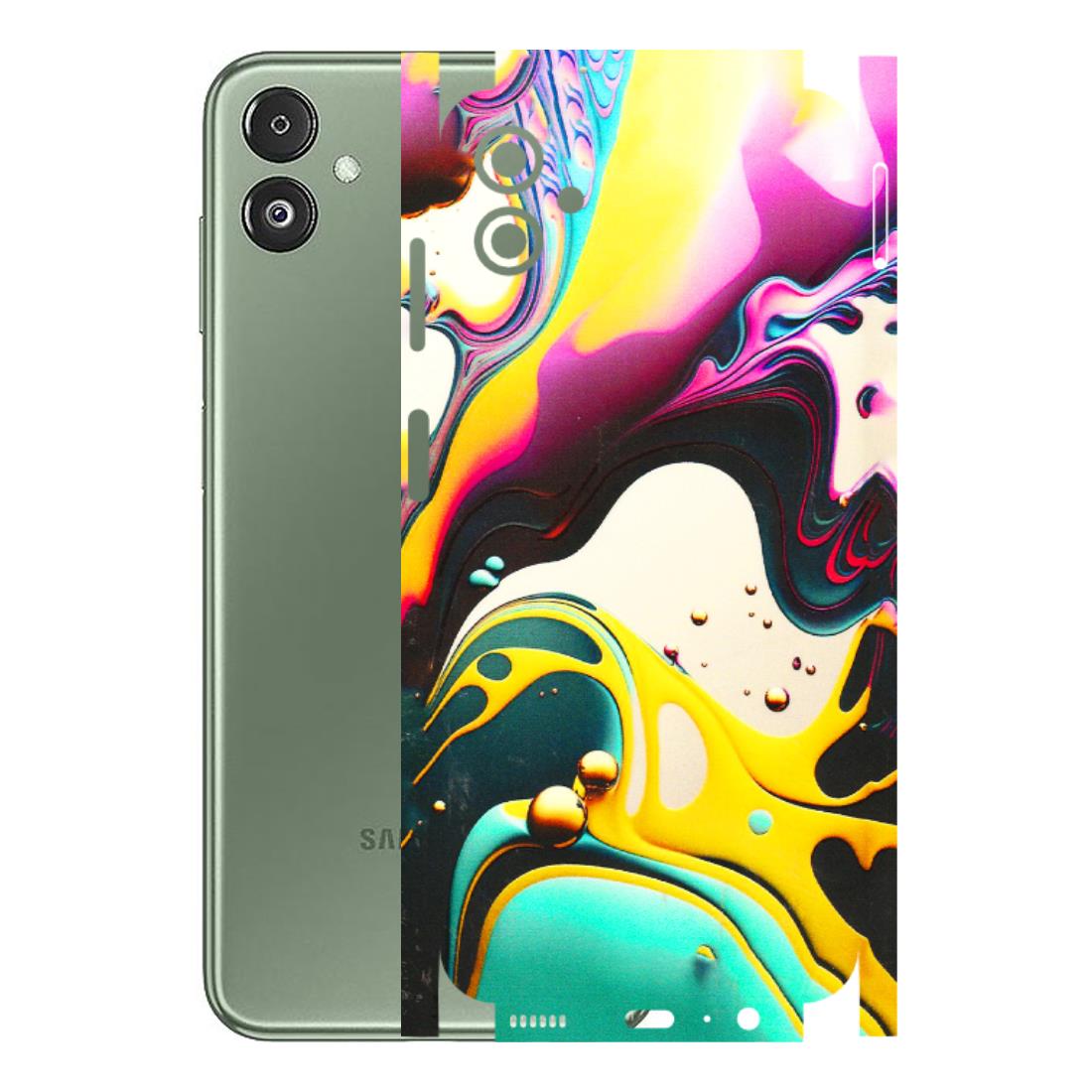 Samsung M/F/Note/Flip and C Phone Skins (All Models) - Multicolor Abstract pattern - 3D Embossed Finish (L-254) Samsung Galaxy F14 (5G)