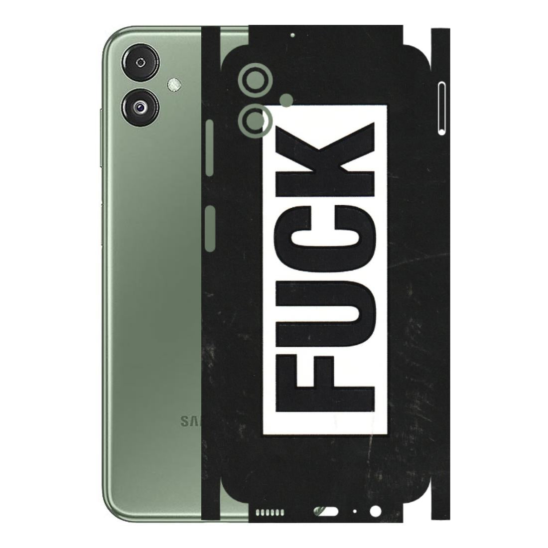 Samsung M/F/Note/Flip and C Phone Skins (All Models) - The F Word - 3D Embossed Finish (L-255) Samsung Galaxy F14 (5G)