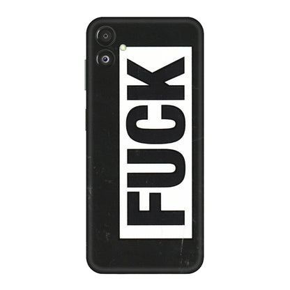 Samsung M/F/Note/Flip and C Phone Skins (All Models) - The F Word - 3D Embossed Finish (L-255) Samsung Galaxy F14 (5G)