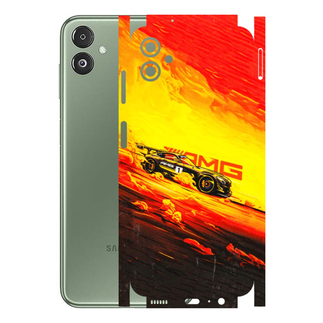 Samsung M/F/Note/Flip and C Phone Skins (All Models) - AMG Car Speed Cover - 3D Embossed Finish (L-256) Samsung Galaxy F14 (5G)
