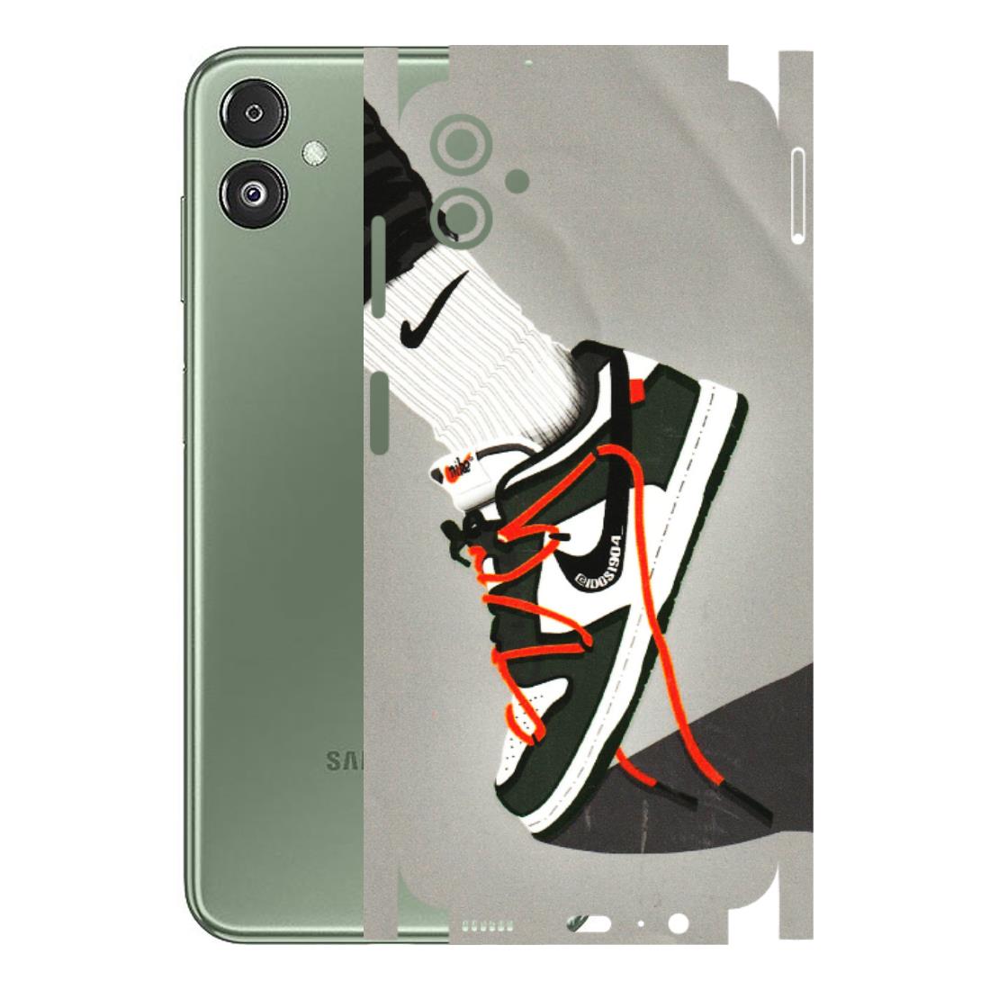 Samsung M/F/Note/Flip and C Phone Skins (All Models) - New Grey Sneaker - 3D Embossed Finish (L-261) Samsung Galaxy F14 (5G)